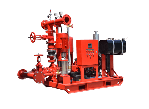 Diesel engine + jockey pump set