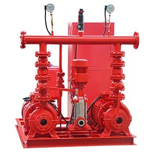 Diesel engine + jockey pump set