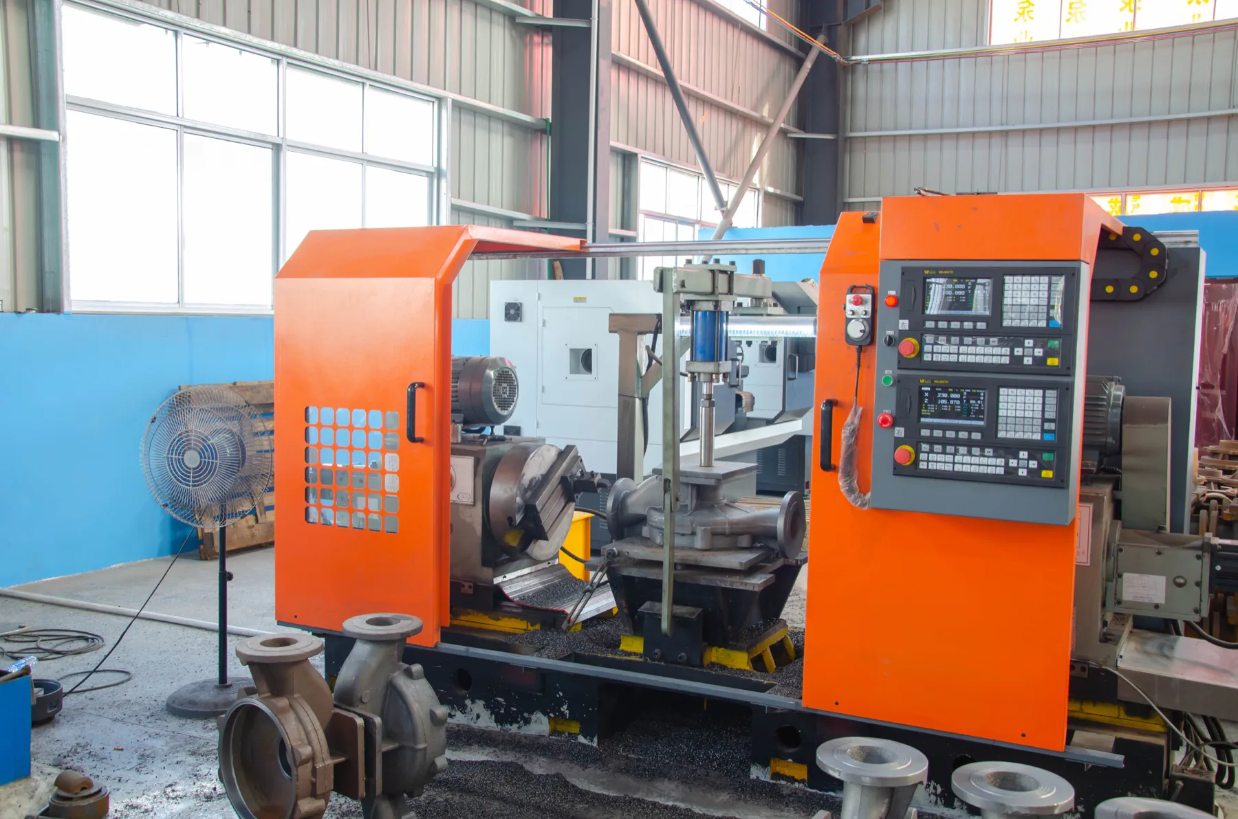 CNC pump component machining