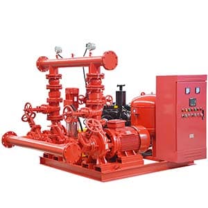 Electric horizontal split end suction pump