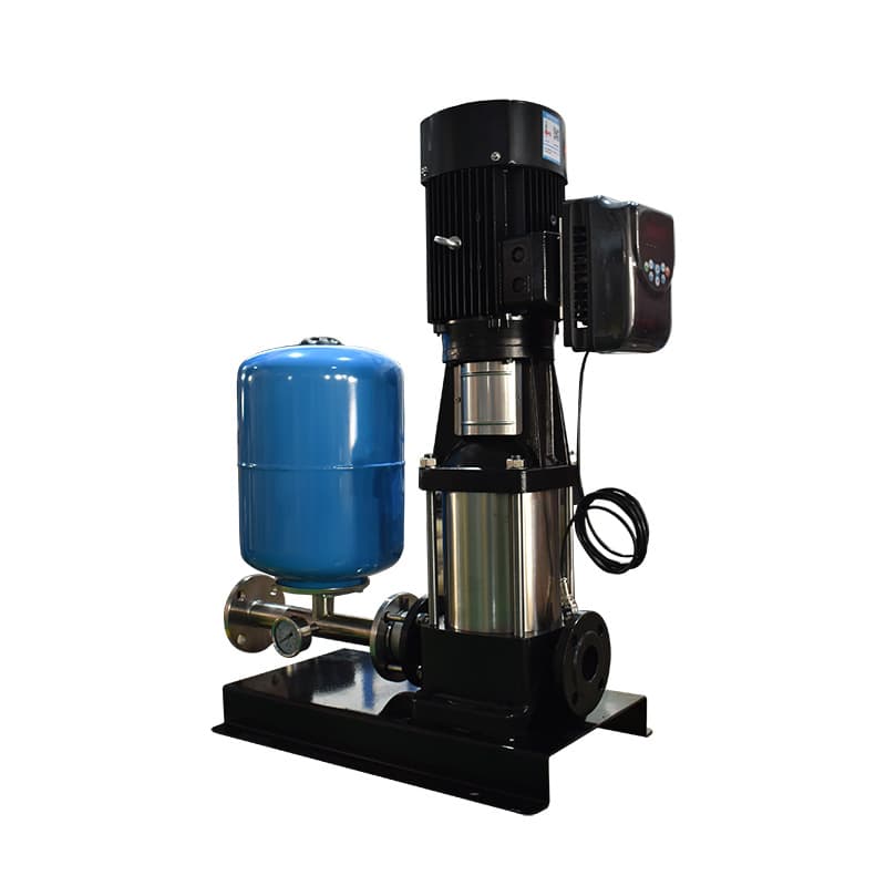 Horizontal booster pump group